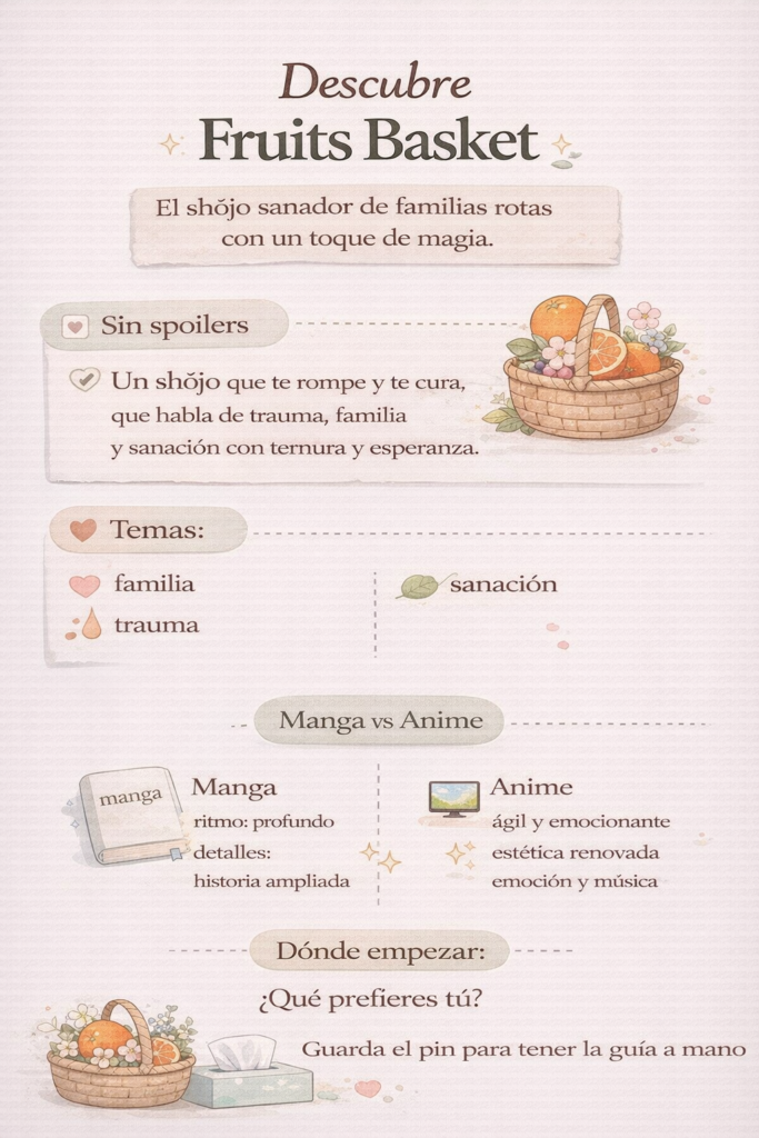 infografia fruits basket
